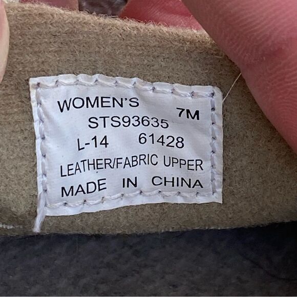 Sperry Top-Sider Animal Print Leather Boat Shoe STS93635 Silver Women’s 7M - Picture 9 of 10